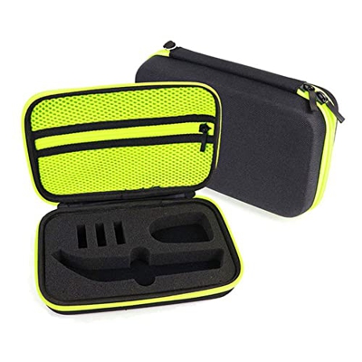 subtel® Funda Compatible con Philips OneBlade Pro - QP6520/20, QP6510/20, QP6620/30 Nylón Funda Flip Cover Case Negro