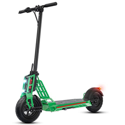 Patinete Eléctrico, 48V 13AH, 10 Pulgadas Todoterreno Scooter Electrico Plegable, Frenos de Disco Doble, Patín Eléctrico con Doble Suspensión - Verde en oferta