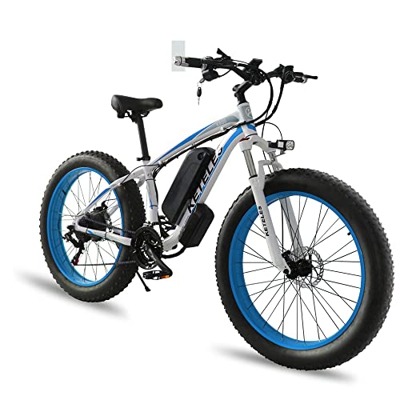 KETELES K800 MAX - Batería de ciclo eléctrico de alta velocidad para bicicleta de montaña (26 pulgadas, 48 V, motor dual, 48 V, 18 Ah, 75 N.M, Torque 