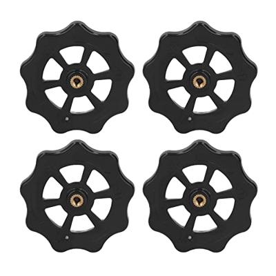 Kadimendium Tuerca de Nivelación de Cama Caliente, Impresora 3D Tuerca Giratoria Manual Instalación Simple 52 Mm Diámetro 4 Piezas Plástico para Actua