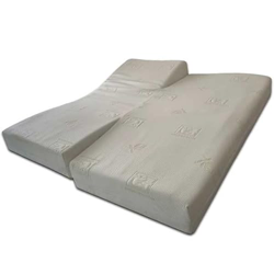 VentadeColchones - Colchones para Camas articuladas gemelares en H – Modelo Visco 8 Air, 150 x 180 cm (2 uds. 75x180cm) en oferta