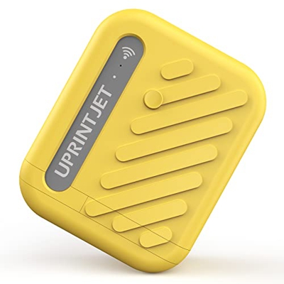 UPRINTJET B10 Mini Impresora Portátil, WiFi Inalámbrica Impresora De Inyección de Tinta Portátil Compatible con iOS/Android, Impresora de Mano para Fe