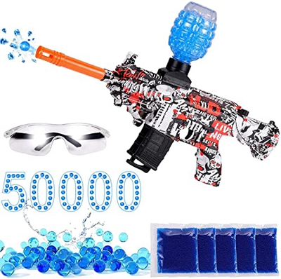 NATTHSWE Gel Blaster, Eléctrica Automatic Splatter Ball Gun Juguetes para niños Pistola Bolas de Gel Juegos al Aire Libre para Niños Juegos de jardín 