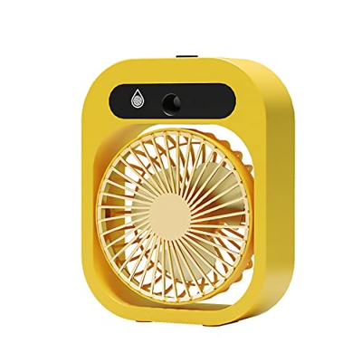 NESKTS Refrigerador de aire portátil, mini acondicionador de aire personal cargable por USB con 3 velocidades con humidificador para oficina en casa