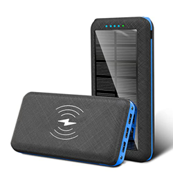 MOXNICE Power Bank Solar 26800mAh Cargador Solar Portátil. Bateria Externa Solar. Batería Portátil con 3 Salidas USB. Adecuado for teléfono Inteligent en oferta