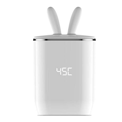 MSQL Calentador de biberones de Leche para bebés con Carga USB/Calentador de Leche portátil, Control de Temperatura de 4 Niveles, Pantalla LED de Temp