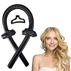 Lerkely Cinta de rizos sin calor, rizador de pelo sin calor, no daña el cabello, para mujeres y niñas, para pelo largo, se puede utilizar durante el s en oferta