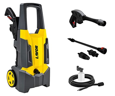 LAVOR Hidrolimpiadora de Alta Presión DIVE PLUS 130 Presión max 130 bar, Caudal max 390 litros por hora, Motor 1800 Watt