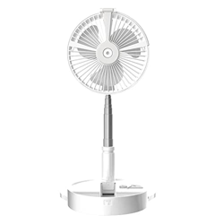NSOLIW 2 En 1 Ventilador Silencioso Piso Y Mesa, Ventilador Plegable Retráctil Portátil, Batería 7200 Mah para Dormitorio Oficana Viaje precio