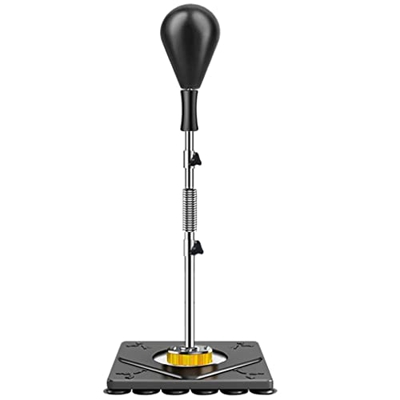 Pelota De Boxeo Independiente, Saco De Boxeo Ajustable En Altura para Adultos Y Niños (143-180 Cm), Bola De Boxeo con Base De 32 Ventosas, Guantes (Co