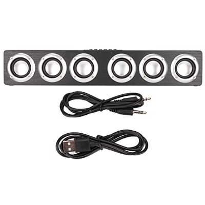 Altavoz Inalámbrico, Barra de Sonido Multifuncional Bluetooth 5.0, Barra de Sonido Inalámbrica con Efecto de Graves Fuertes para Teléfono, Tableta Y P