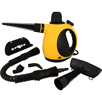 MovilCom® - Limpiador vapor | Vaporeta limpieza hogar | Vaporeta de mano de Alta Presión 3,2 Bares, 1050W, 250ml con Accesorios