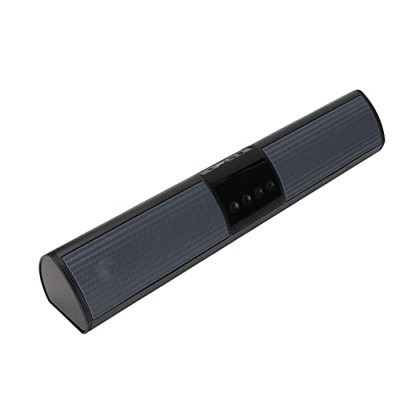 Altavoz Bluetooth de Barra de Sonido USB, Altavoz RGB Inalámbrico de Barra de Escritorio, Tarjeta de Memoria/AUX/USB/FM Reproductor de Música Estéreo 
