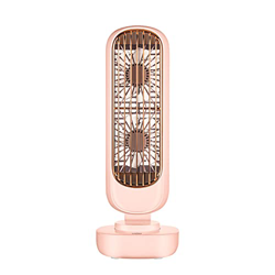 LQG Ventilador de Torre portátil Mini Ventilador de Escritorio de enfriamiento USB Circulación de Aire de 3 velocidades Ventilador de Doble Cuchilla V precio