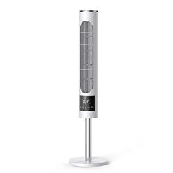 LQG Ventilador portátil de Ventilador de Piso Generador de Iones Negativos para Ventilador de Torre de Control Remoto sin Hojas para casa,Blanco en oferta