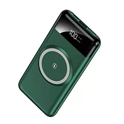 NA Wireless Charging Comes with Four-Wire Mobile Power Supply 20000mah Large Capacity Digital Display Power Bank