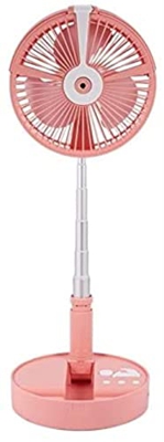 Ventilador de verano Telescópico Plegable Refrigeración Ventilador silencioso Usb Portátil Mini Hogar Luz LED Pequeño ventilador eléctrico Adecuado pa