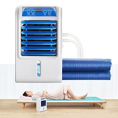 Enfriador De Colchón Eléctrico Con Agua Fría,160X70cm,Sobrecolchón De Refrigeración Con Aire Acondicionado Personal, Sistema De Acondicionamiento De C