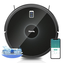 Robot Aspirador y Fregasuelos Vistefly 3000Pa, Autonomía de 120 Minutos, Compatible con Mando, App, Alexa y Google Home, Ideal para Pelo de Mascotas,  en oferta