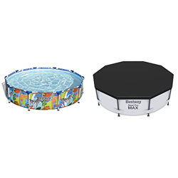 BESTWAY 56985 - Piscina Desmontable Tubular Infantil Steel Pro 305x66 cm Tritech Reforzado con Marco de Acero + 58036 - Cobertor Invierno para Piscina características
