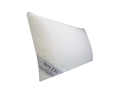 Steve & Zoe, Almohada viscoelastica, Antiácaros y Antibacterias, Tejido Suave y Comfortable. con Doble Funda, Facil Lavado, 100% Fabricacion Española 