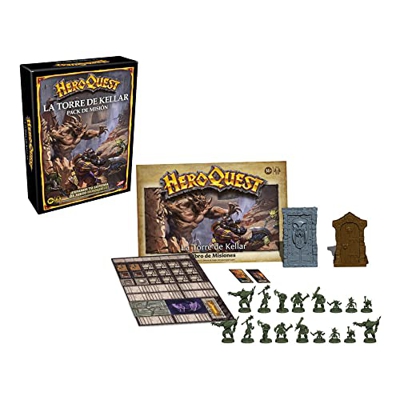 Avalon Hill HeroQuest - Expansión La Torre de Kellar - para 2-5 Jugadores Mayores de 14 años - Requiere el Juego HeroQuest