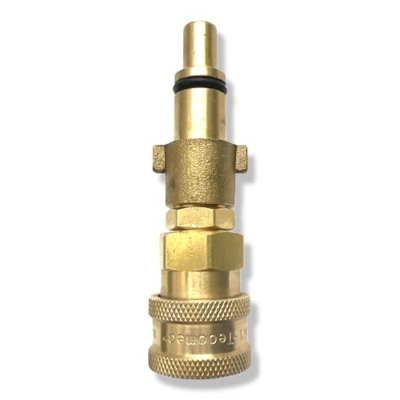 Conector de acoplamiento rápido M&M Smartek, adaptador de bayoneta de 1/4 de pulgada para lanza de espuma, limpiador de coches con boquilla de espuma 