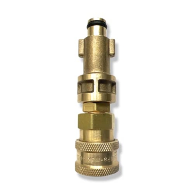 Conector de acoplamiento rápido M&M Smartek, adaptador de bayoneta de 1/4 de pulgada para lanza de espuma, limpiador de coches con boquilla de espuma 