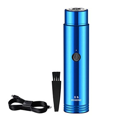 Mini Maquinilla De Afeitar De Viaje, Carga Rápida USB, Maquinilla De Afeitar Eléctrica con Recortadora De Barba Precisa, Mini Maquinilla De Afeitar El