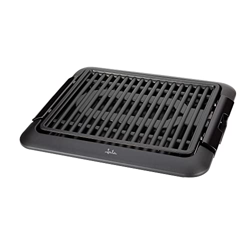 JATA BQ108 - Barbacoa eléctrica para usar en interiores. Sin humos ni olores. Totalmente desmontable. Bandeja para recoger las salsas. Fácil limpieza. características