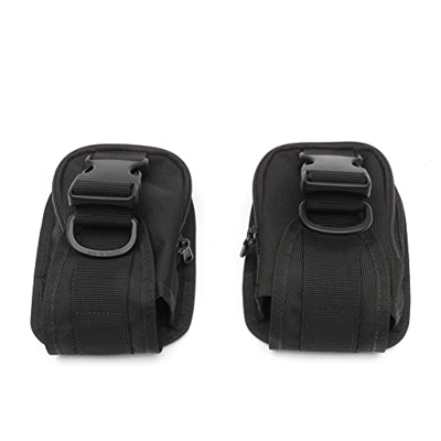 1 par de buceo buceo repuesto 5 libras peso cinturón bolsillo durable buceo bolsa de engranaje titular