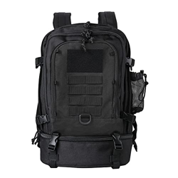 Procase 30L Mochila Táctica Militar, Bolsa Molle Militar con Compartimento de Zapatos para Caza, Backpack, Deporte al Aire -Negro precio