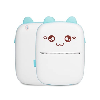 Impresora de Bolsillo, Miniimpresora Fotográfica Portátil Multifunción de Ahorro de Tiempo con Reconocimiento de Texto Lindo, para Grabación de Pregun