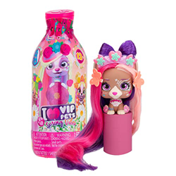VIP PETS Spring Vibes S4 | Muñeca perrita Sorpresa coleccionable con un look Floral y con Pelo largo para peinar y decorar al estilo Primaveral - Jugu en oferta