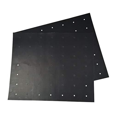 Con Holes Stick Grill Black Mesh Mat Grill Reutilizable Pesante Caja fuerte No Duty BBQ Pad Cocina, Dining & Bar Alfombrilla Salva Horno M163 (Black, 