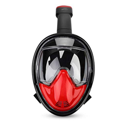 Desconocido Máscara de Buceo antivaho de Cara Completa Completamente Seca con/sin Montura para Gafas de esnórquel de natación subacuática/cámara Depor en oferta