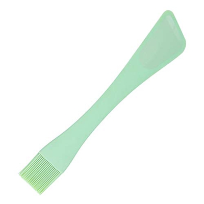 MaNMaNing Cepillo para barbacoa con espátula de horno de silicona de doble cabeza M333 (Multicolor, B)