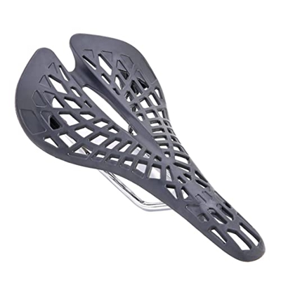 Newin Star Asiento Hueco de Bicicleta, Silla de monada de Bicicleta Fibra de Carbono Cubierta de cojín de Asiento sillín liviano Accesorios para Bicic