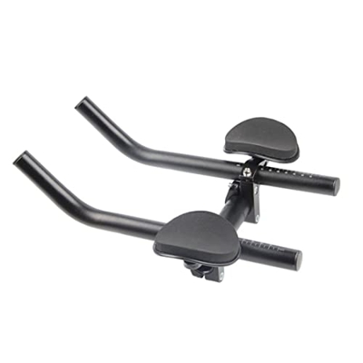 Newin Star 1 Set Bike Rest Handlebar Bicycle Rest Bar Clip on Aero Bars for MTB Road Bicycle Aerobars Moutain Bike or Road Bike(Black)