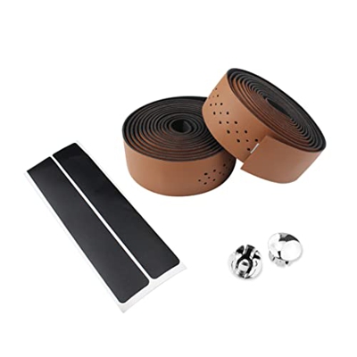 NiseWuds Cinta de Bicicleta Cinta de Manillar Anti -Slip PU Envoltura de Agarre de Bicicleta de Choque Accesorio de Ciclismo de Correa de Mango