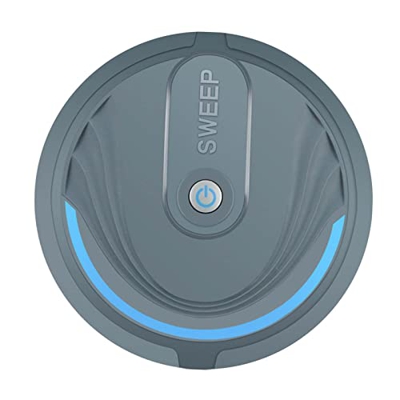 Colcolo Robot Aspirador doméstico, Aspirador eléctrico de Barrido de Suelos para alfombras y partículas pequeñas, Gris