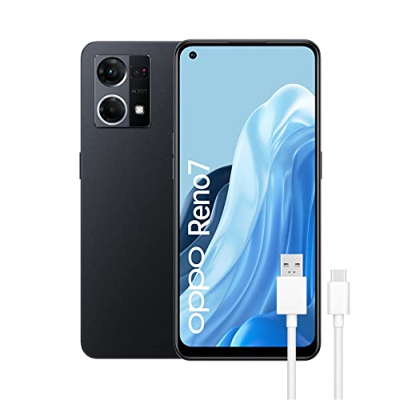 OPPO Reno7 – Smartphone 128GB, 8GB RAM, Dual Nano SIM, Snapdragon 680, Pantalla 6,43”, Cámara 64MP+2MP, Cámara Microscopio 2MP, Cámara selfie 32MP, Ba