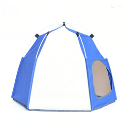 NC - Tienda hexagonal para mascotas, protector solar para perros y resistente a la lluvia, tienda de arena para gatos para mascotas plegable extraíble en oferta