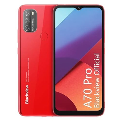 Móvil Baratos Libres 2022, Blackview A70 Pro 5,380mAh Batería Quad-Core Smartphone, 4GB+32GB(SD 256GB)Pantalla Waterdrop HD+ 6.5",Android 11 Smartphon