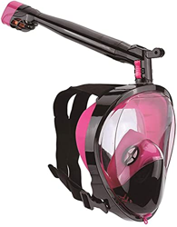 Desconocido Máscara de esnórquel de Cara Completa Máscaras de Buceo Equipo de esnórquel Profesional Máscara de Buceo subacuático 180 Vista Rotación de precio