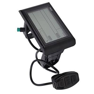 WDAC Panel de Pantalla LCD, Multifunción 36V 48V Bicicleta Eléctrica Universal Pantalla LCD a Prueba de Agua para Scooter Eléctrico
