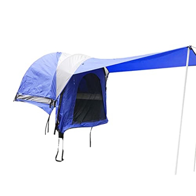 WUSHUN Tienda de campaña para camioneta, doble capa para 2 personas, tienda de campaña portátil impermeable a prueba de viento