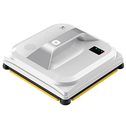 Hengqiyuan Robot Limpiacristales Automático, Limpiacristales Eléctrico con Mando a Distancia, 3000 Pa Robot de Ajuste de Potencia de Succión 3 Modos A características