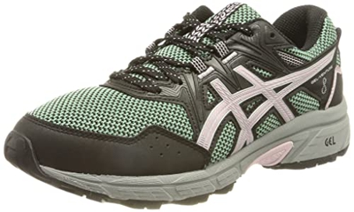 Asics Gel-Venture 8, Trail Running Shoe Mujer, Sage/Barely Rose, 40 EU