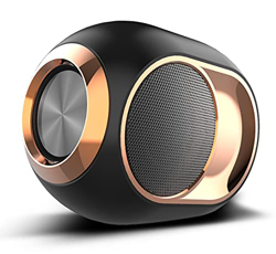 Altavoz Bluetooth alta/altavoz inalámbrico potente, AUX, puerto USB, tarjeta TF/radio FM-función azul y tél manos manos / TWS HD estéreo / 80 dB (negr en oferta
